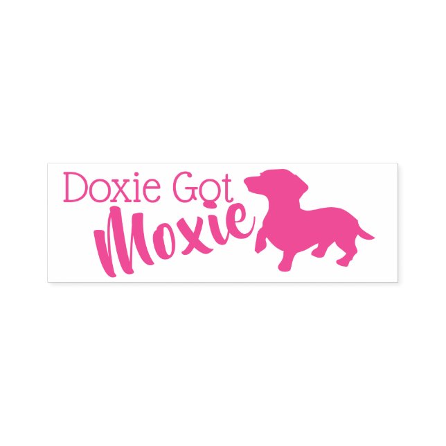 Doxie Got Moxie Self-Inking Stamp (Design)