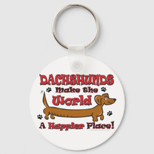DOXIE-HAPPY KEY RING