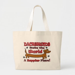DOXIE-HAPPY LARGE TOTE BAG