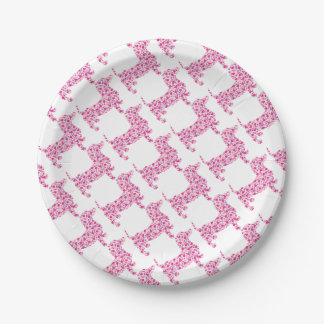 DOXIE-Hearts Paper Plate