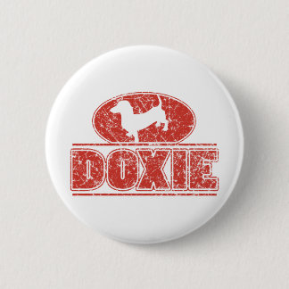 DOXIE-in-Circle-Distressed 6 Cm Round Badge