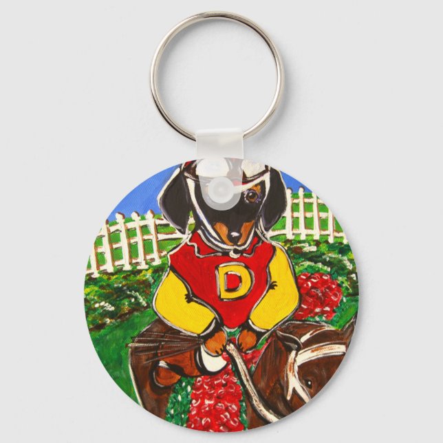 DOXIE JOCKEY KEY RING (Front)