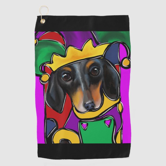 DOXIE  MARDI GRAS           GOLF TOWEL (Front)