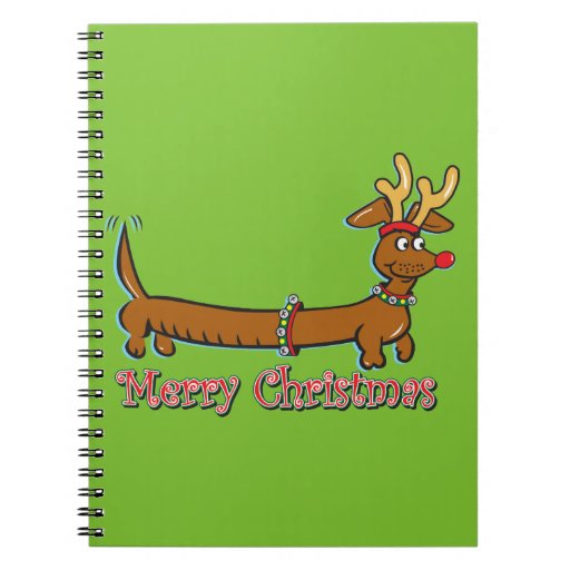 Doxie-Merry-Christmas Notebook