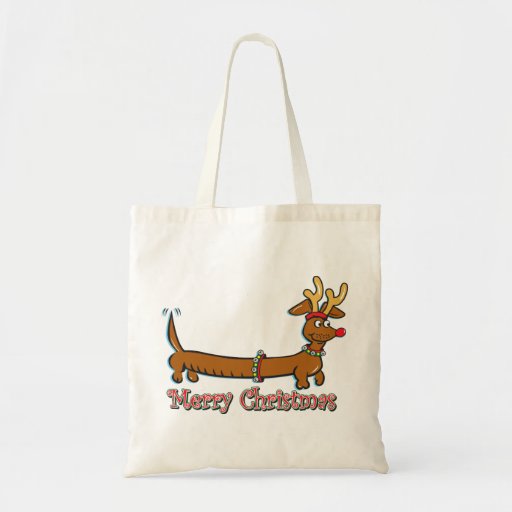 Image of Doxie-Merry-Christmas Tote Bag