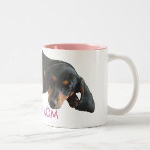 Doxie Mum Sleepy Puppy Mug