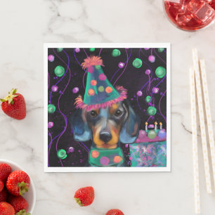Doxie Party  Napkin