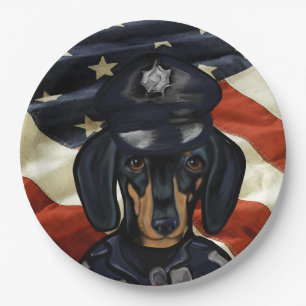 DOXIE PATROL PAPER PLATE