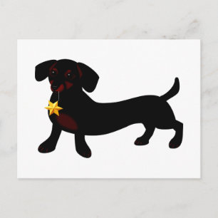 Doxie postcard