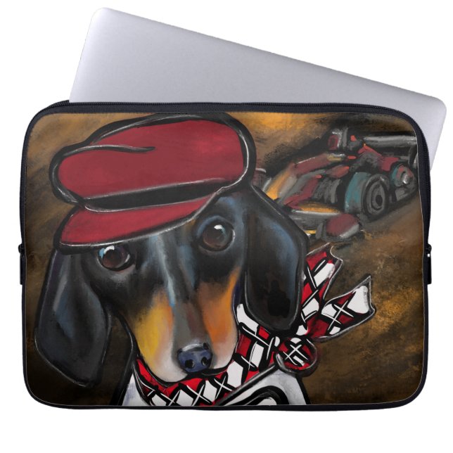 DOXIE RACER LAPTOP SLEEVE (Front)
