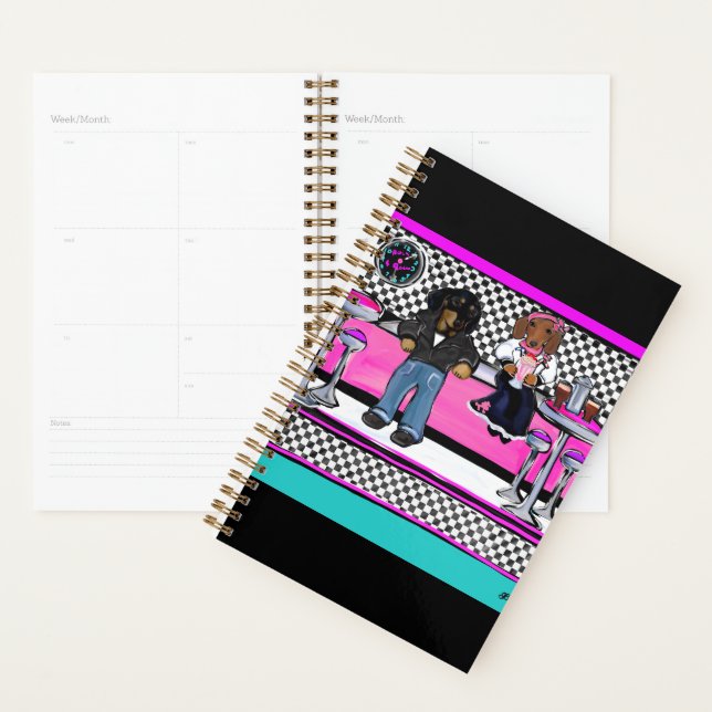 Doxie Rock and Roll Planner (Display)