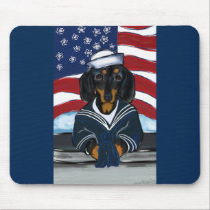 Doxie Sailor Mouse Mat