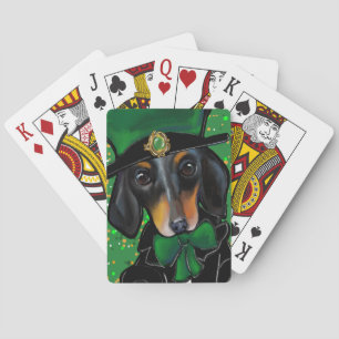DOXIE  SAINT PATTY PLAYING CARDS