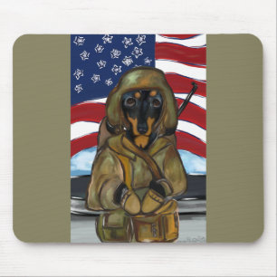 Doxie Soldier Mouse Mat