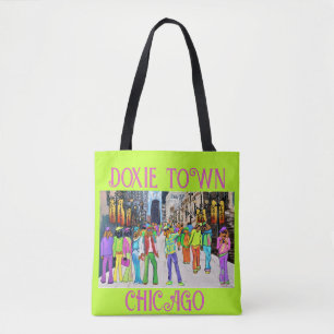 Doxie Town Chicago Tote Bag