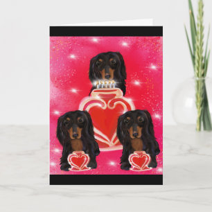 Doxie Valentine Card