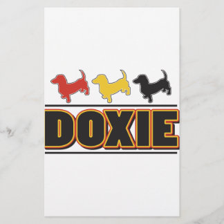 DOXIE-Word-COLOR Stationery