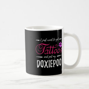 Doxiepoo Dog Lover Tattoo Funny Dog Mum Gift Idea  Coffee Mug