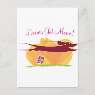 Doxie's Got Moxie Postcard