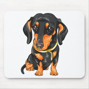 Doxin Cute Puppy Weiner Dog Gift Cartoon Dachshund Mouse Mat