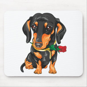 Doxin Wiener Cute Puppy Dog Gift Cartoon Dachshund Mouse Mat