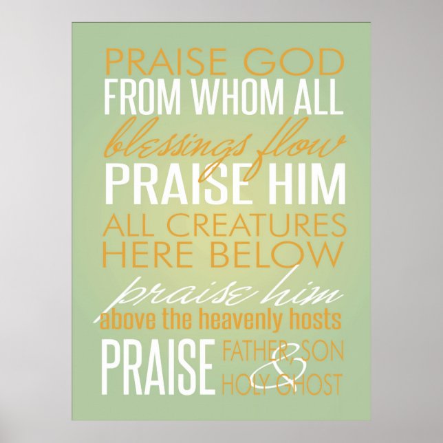 Doxology Poster (Front)