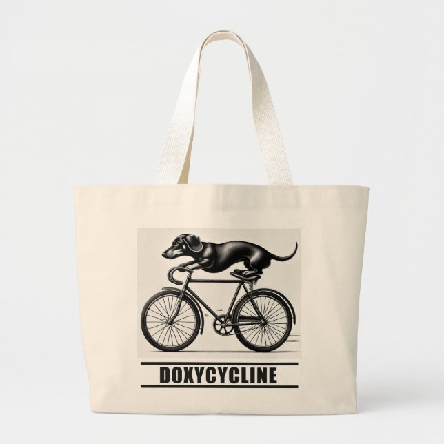 Doxycycline Large Tote Bag (Front)