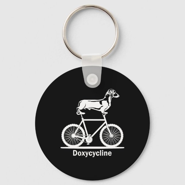 Doxycycline Pharmacy Pun Funny Veterinary Pharmaci Key Ring (Front)