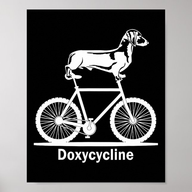 Doxycycline Pharmacy Pun Funny Veterinary Pharmaci Poster (Front)