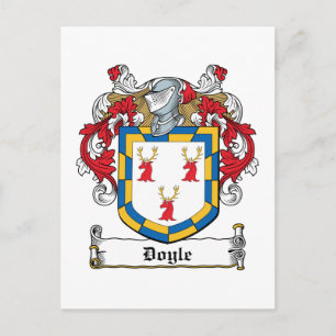 Doyle Family Crest Postcard
