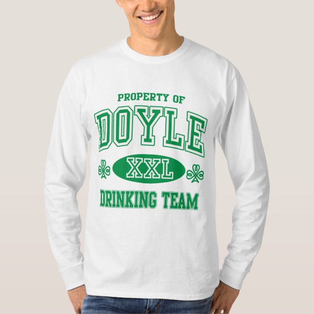Doyle Irish Drinking Team T-Shirt (Front)
