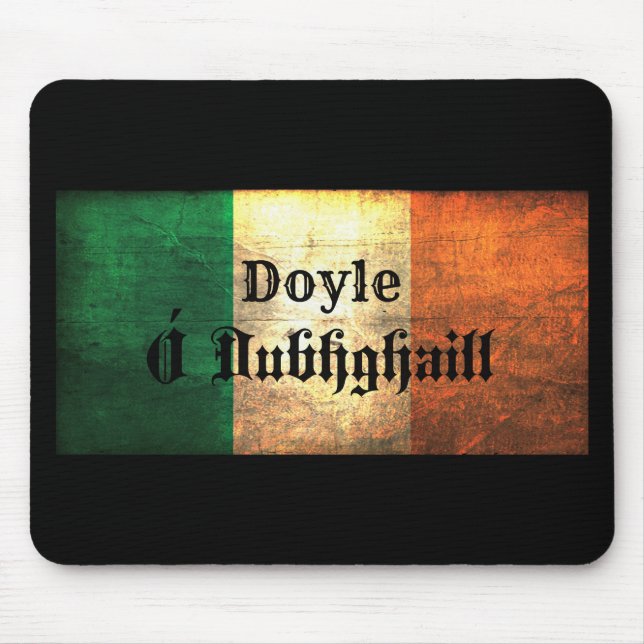 Doyle Irish Flag Mouse Mat (Front)