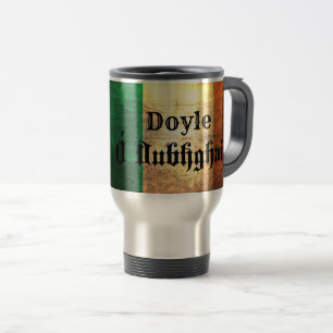 Doyle Irish Flag Travel Mug