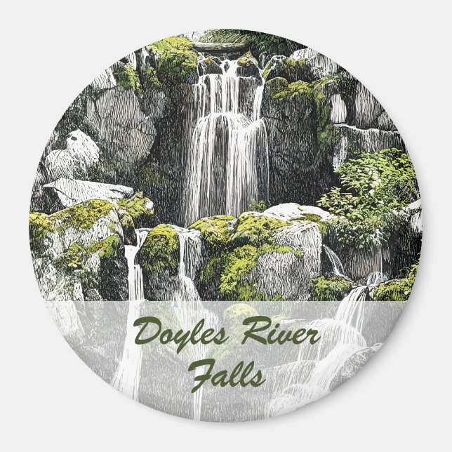 Doyles River Falls Magnet (Front)