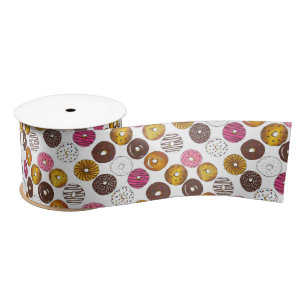 Dozen Doughnuts Doughnuts Breakfast Junk Food Food Satin Ribbon