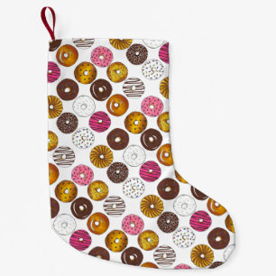 Dozen Doughnuts Doughnuts Breakfast Junk Food Food Small Christmas Stocking