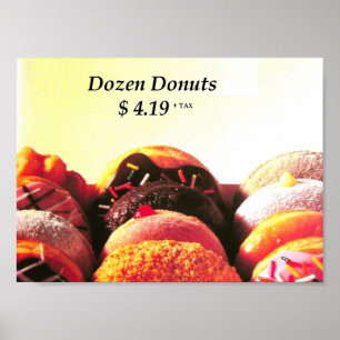 dozen doughnuts poster