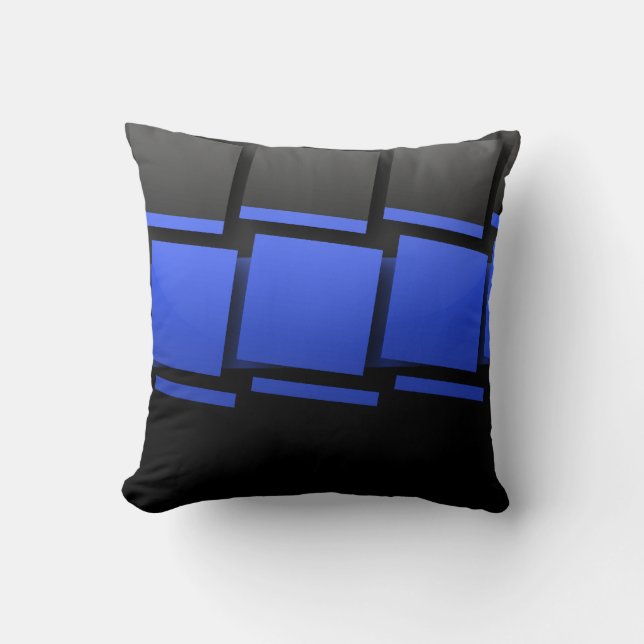 Dozens of Thin Blue Line Buttons Cushion (Front)
