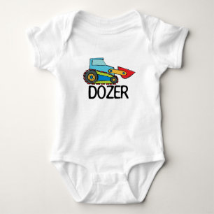 Dozer Bulldozer Transportation Baby Bodysuit