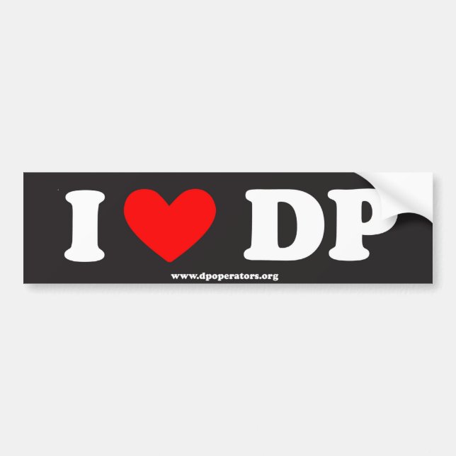 DP Bumper Sticker (Front)