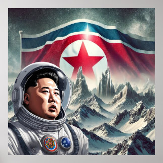 DPRK Conquest of Space Poster