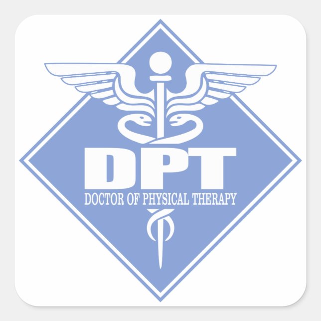 DPT diamond Square Sticker (Front)