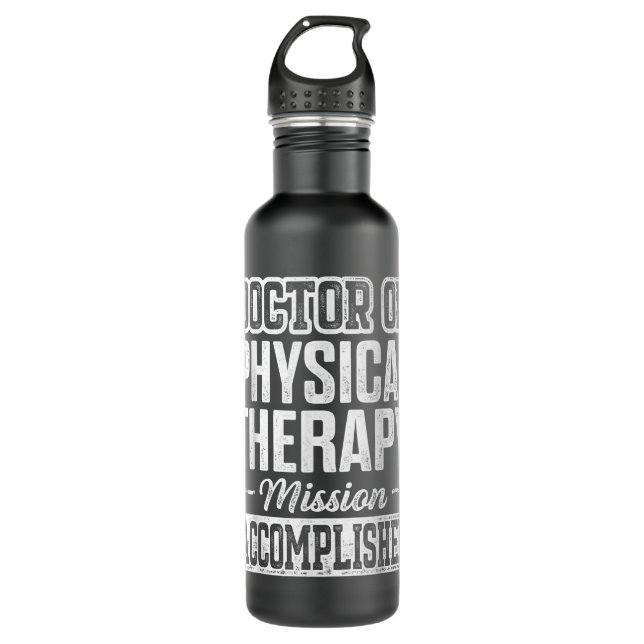 DPT Doctor of Physical Therapy Accomplish Physioth 710 Ml Water Bottle (Front)