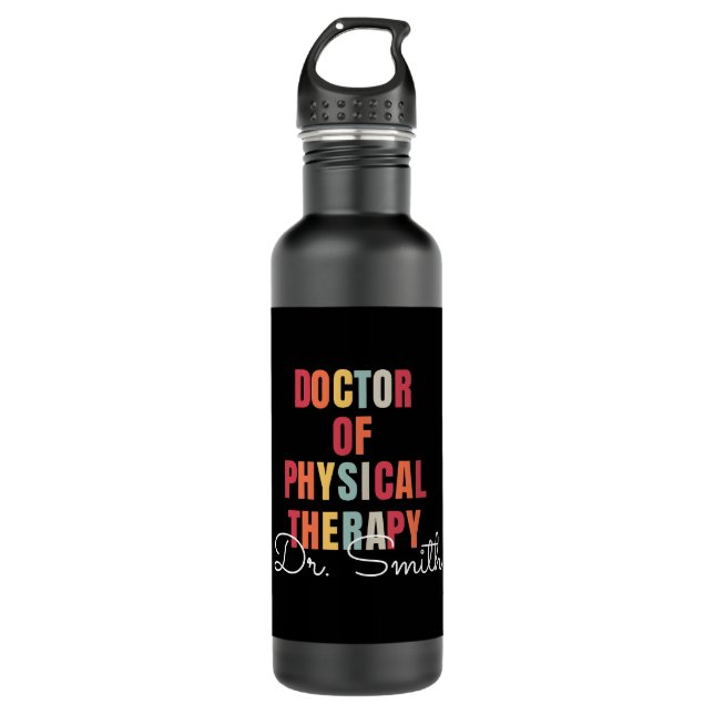 DPT Doctor of Physical Therapy Personalised 710 Ml Water Bottle (Front)