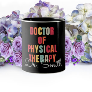 DPT Doctor of Physical Therapy Personalised  Two-Tone Coffee Mug