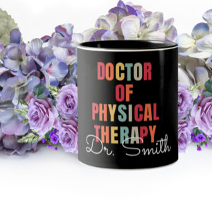 DPT Doctor of Physical Therapy Personalised  Two-Tone Coffee Mug