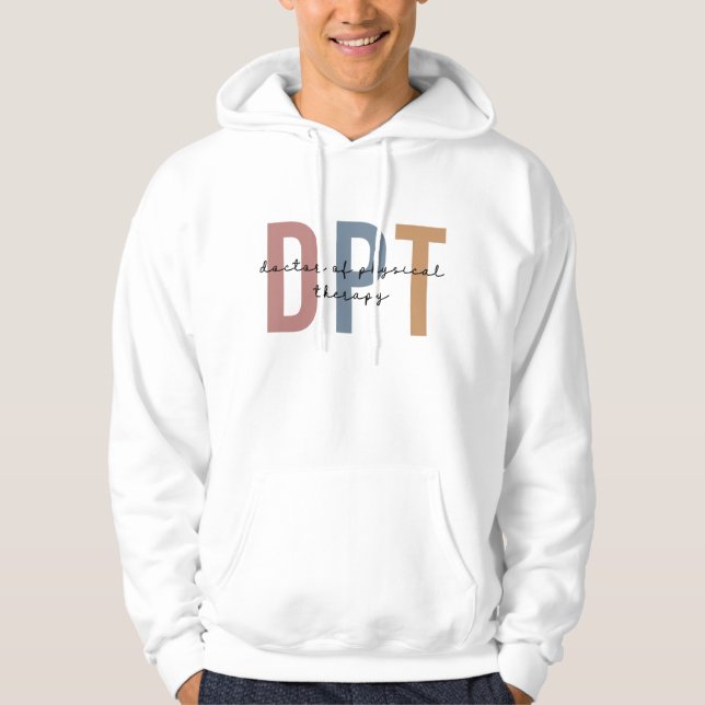 DPT Doctor of Physical Therapy Physical Therapist Hoodie (Front)