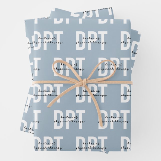DPT Doctor of Physical Therapy Wrapping Paper Sheet (In situ)