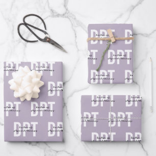 DPT Doctor of Physical Therapy Wrapping Paper Sheet