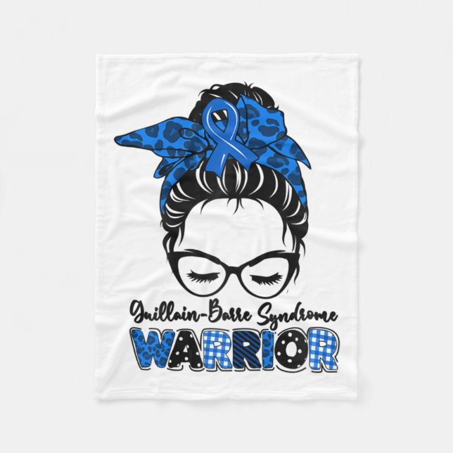 Dpx3 Guillain Byrre Syndrome Awareness Month Warri Fleece Blanket (Front)